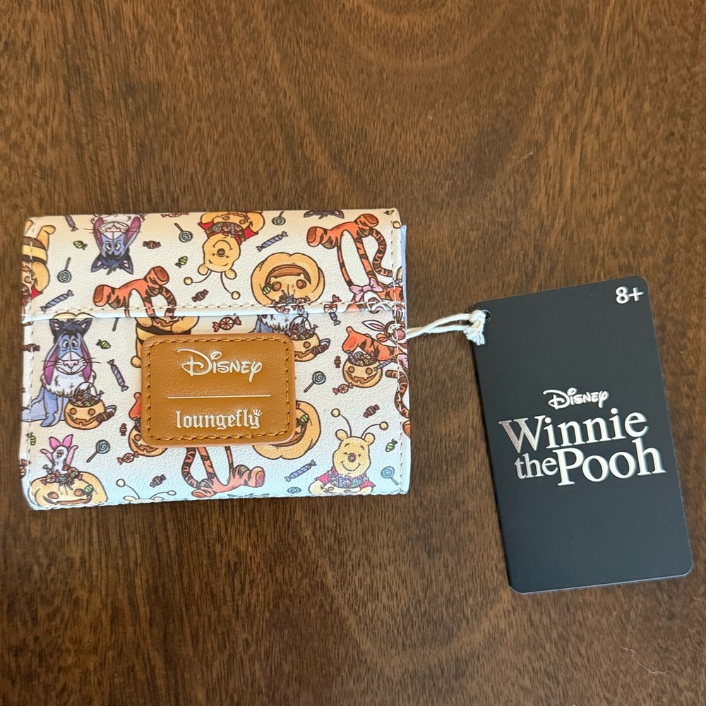 NWT Loungefly Disney Winnie The Pooh Halloween Costumes Mini Wallet